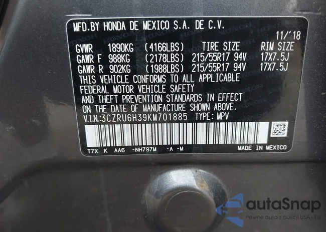 3CZRU6H39KM701885: 43048759