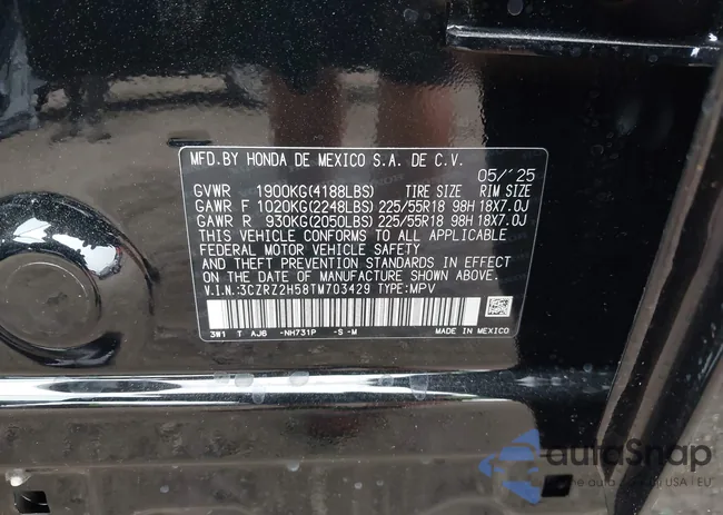 3CZRZ2H58TM703429: 43047961