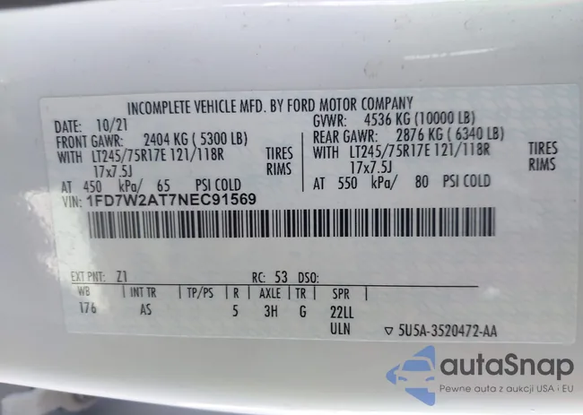 1FD7W2AT7NEC91569: 43048032