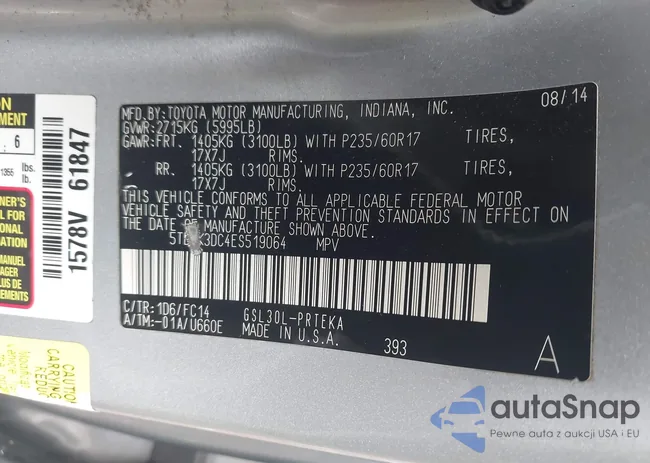 5TDKK3DC4ES519064: 43048225