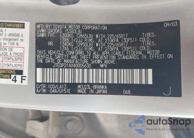 JTEDP21AX40005630: 43049277