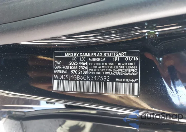 WDDSJ4GB6GN347582: 43049486