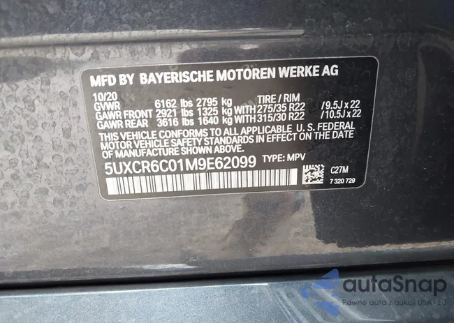 5UXCR6C01M9E62099: 43049556