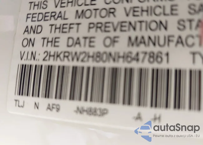 2HKRW2H80NH647861: 43049601