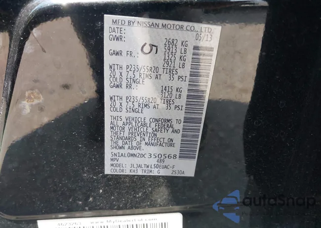 5N1AL0MN2DC350568: 43049754