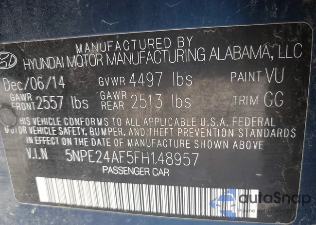 5NPE24AF5FH148957: 43049780