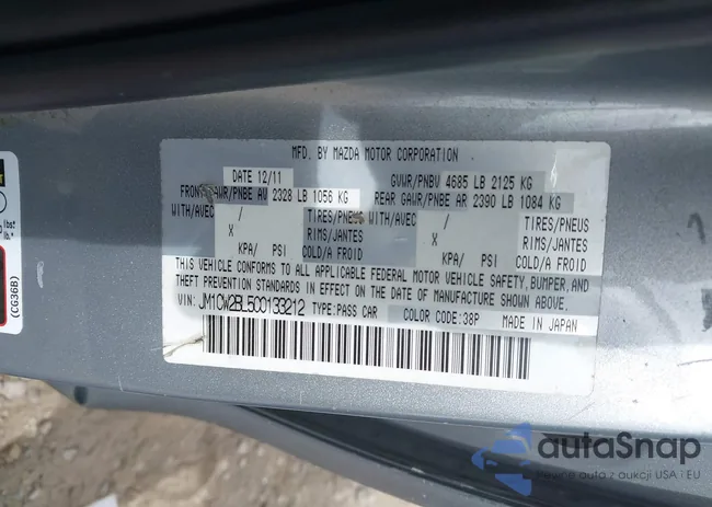 JM1CW2BL5C0133212: 43050824