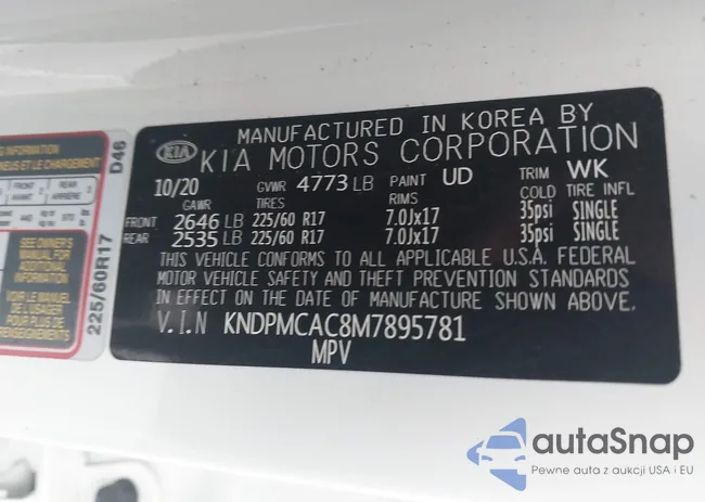 KNDPMCAC8M7895781: 43049864