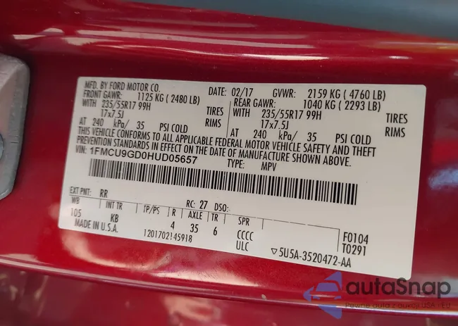 1FMCU9GD0HUD05657: 43051451