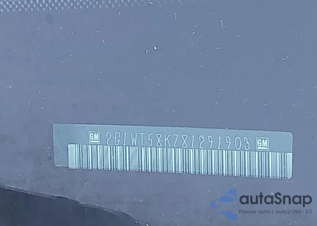 2G1WT58K781291903: 43051657