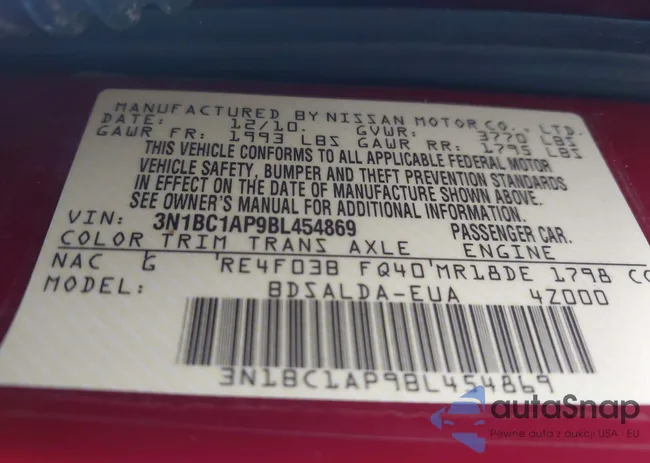 3N1BC1AP9BL454869: 43051711