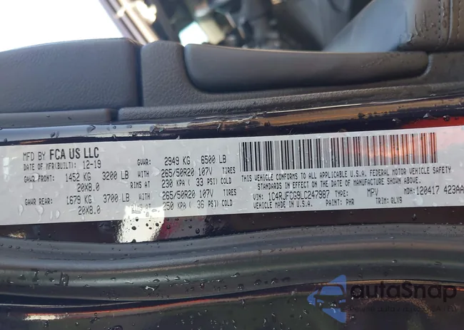 1C4RJFCG9LC247987: 43050959