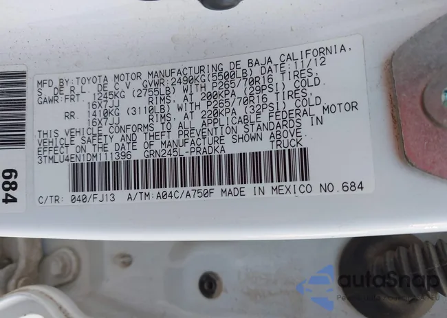 3TMLU4EN1DM111396: 43050964