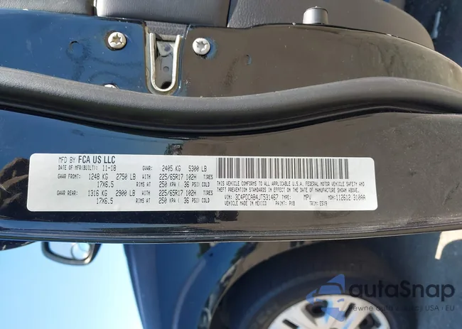 3C4PDCAB4JT531467: 43050970