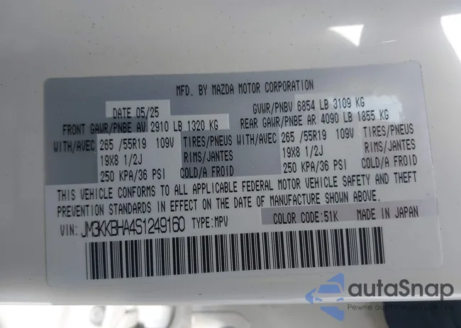 JM3KKBHA4S1249160: 43051082