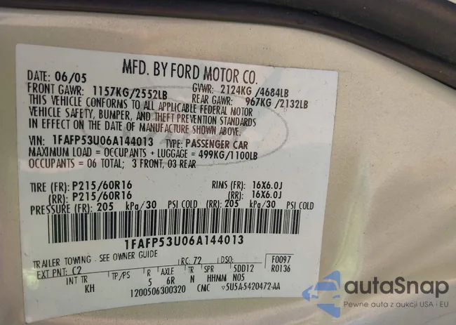 1FAFP53U06A144013: 43052254