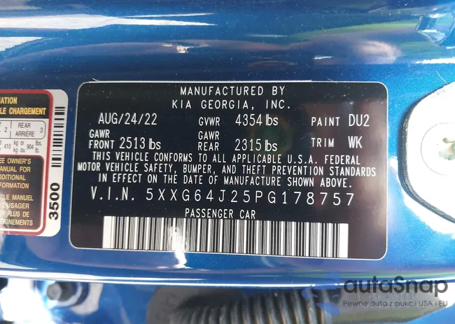 5XXG64J25PG178757: 43052629