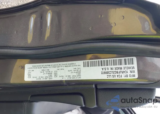 1C4RJFBG2LC389972: 43052795