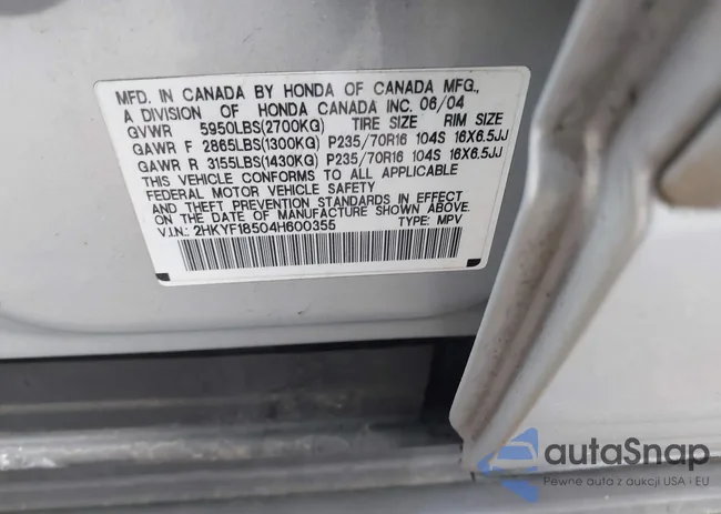 2HKYF18504H600355: 43051856