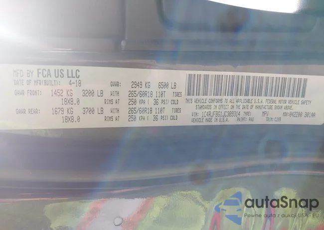 1C4RJFBG1JC389314: 43051953