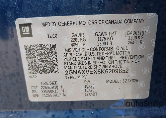 2GNAXVEX6K6209652: 43052014