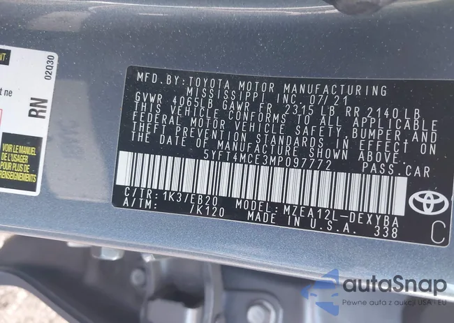 5YFT4MCE3MP097772: 43053404