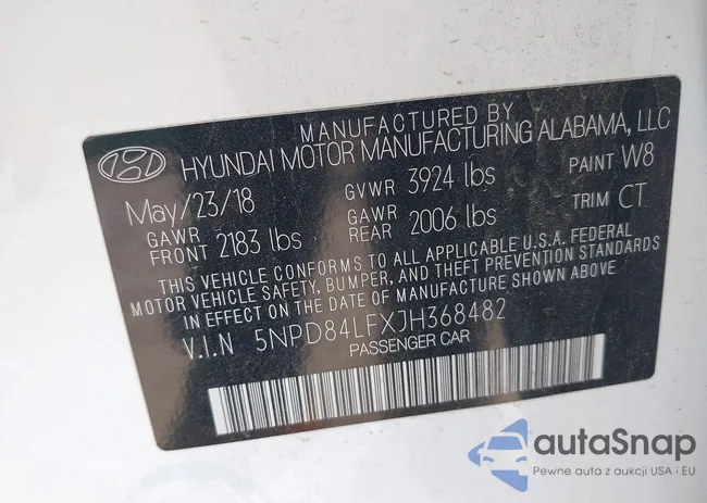 5NPD84LFXJH368482: 43053182