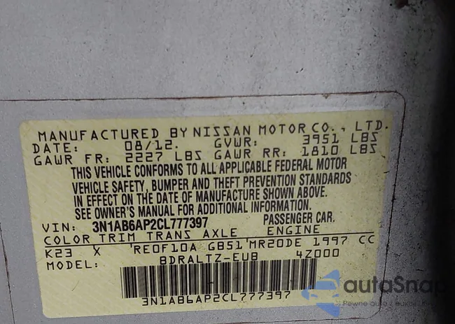 3N1AB6AP2CL777397: 43054488