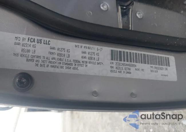 2C3CCABGXHH668954: 43054529