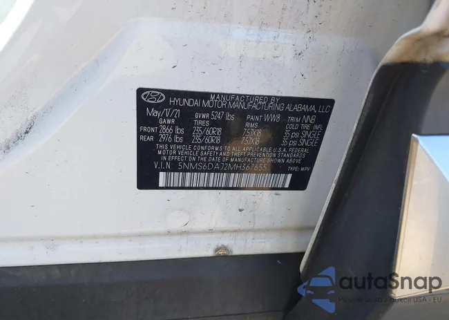 5NMS6DAJ2MH367655: 43054543