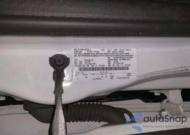 1FADP3K23FL301095: 43054555