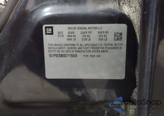 1G1PE5SB0G7115638: 43054777