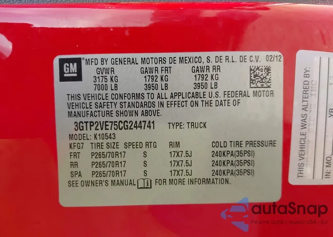 3GTP2VE75CG244741: 43053936