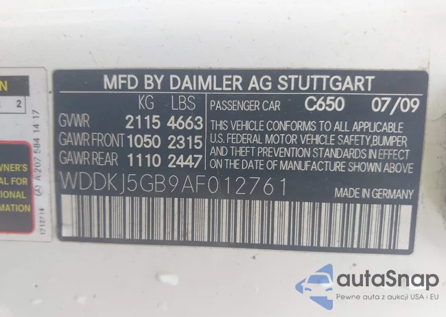 WDDKJ5GB9AF012761: 43053999