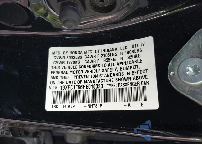 19XFC1F96HE010323: 43055040