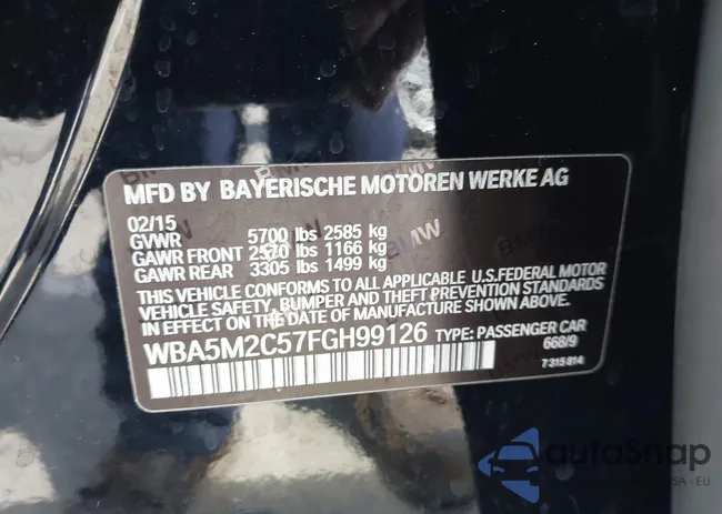 WBA5M2C57FGH99126: 43056276