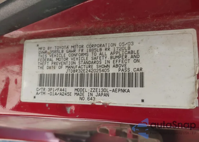 JTDBR32E242025405: 43056331