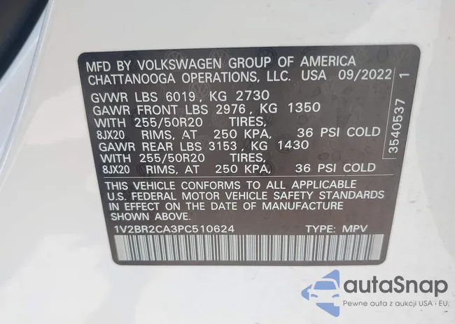 1V2BR2CA3PC510624: 43056580