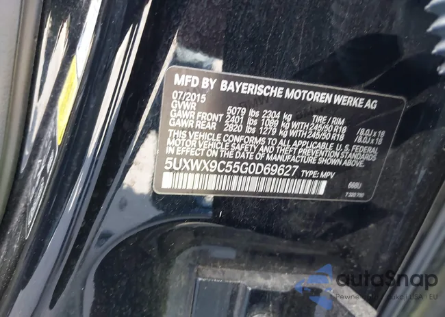 5UXWX9C55G0D69627: 43056637