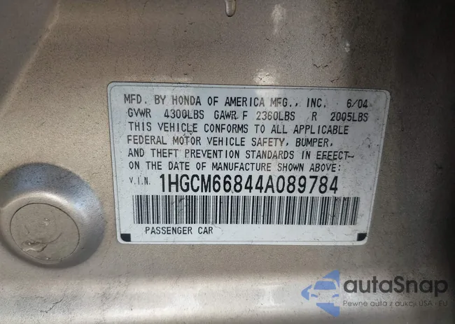 1HGCM66844A089784: 43055960
