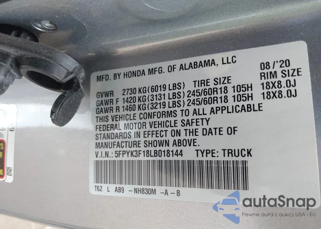 5FPYK3F18LB018144: 43056080