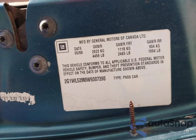 2G1WL52M8W9307390: 43057398