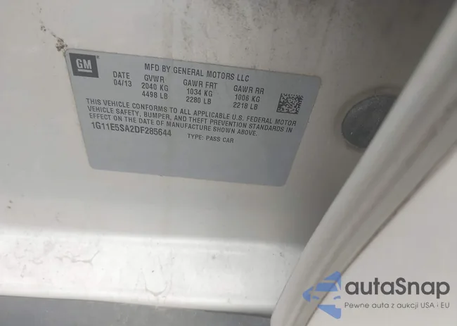 1G11E5SA2DF285644: 43057410