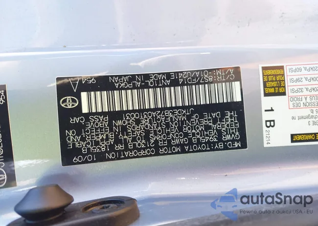 JTKDE3B72A0310031: 43057734