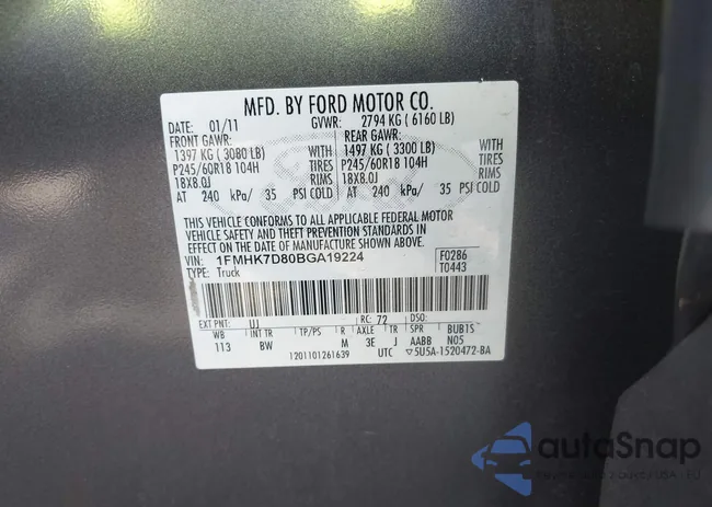 1FMHK7D80BGA19224: 43056985