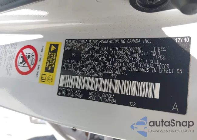 2T2BK1BA8BC096799: 43058601