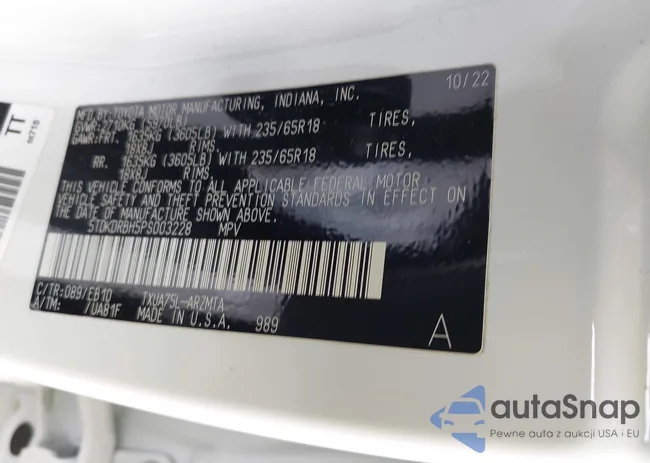 5TDKDRBH5PS003228: 43058709