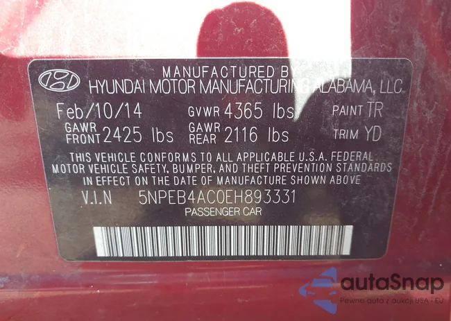 5NPEB4AC0EH893331: 43058742