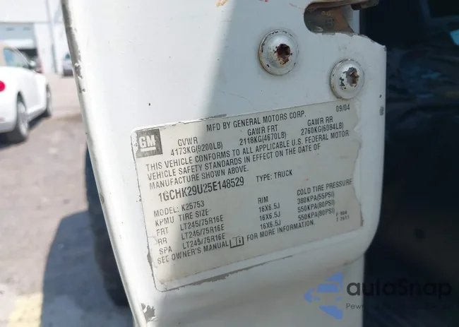 1GCHK29U25E148529: 43058746