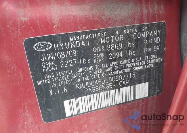 KMHDU46D59U802715: 43058769